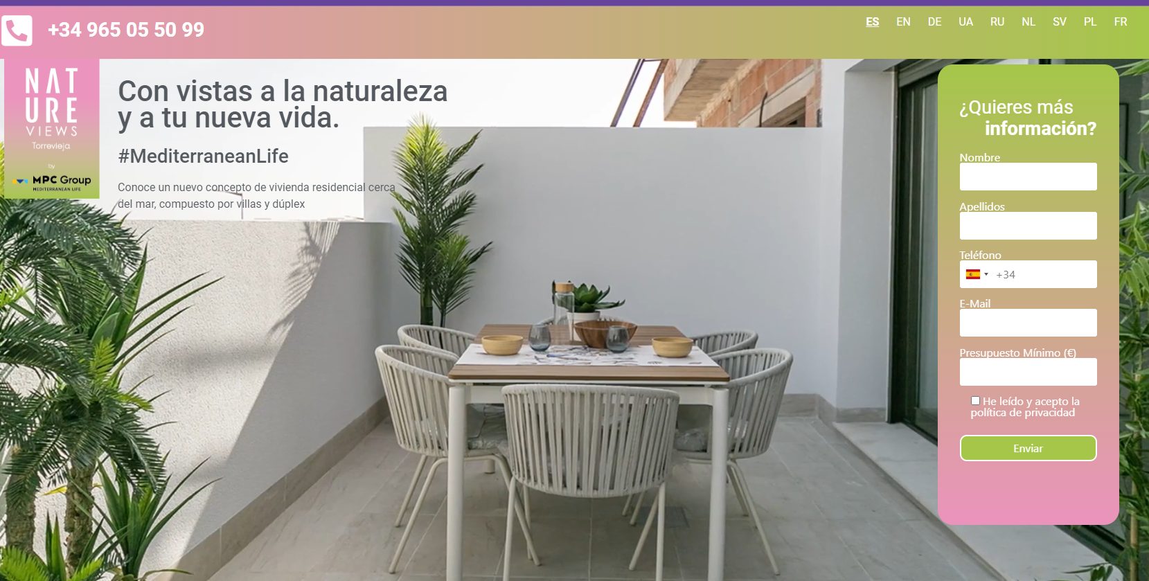 Web de la  promoción