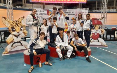 Lluvia de medallas para el Club Taekwondo Torrevieja en el Open de la Comunidad Valenciana