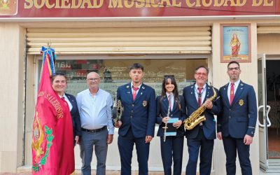 “Los Salerosos” reciben a tres nuevos músicos en el inicio de las fiestas de Santa Cecilia