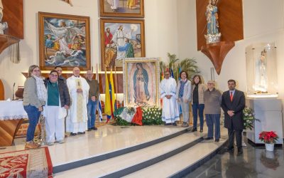 Inician los actos en honor a la Virgen de Guadalupe con una solemne vigilia y procesión de antorchas