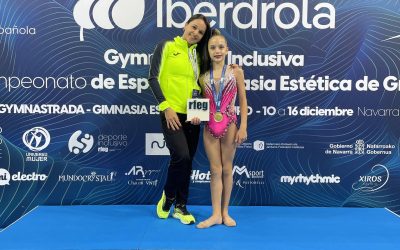 La gimnasta torrevejense Polina Harkusha logra el oro en la Copa de España Base