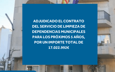 Adjudicado a Acciona Facility Services S.A. el contrato de limpieza de dependencias municipales en Torrevieja
