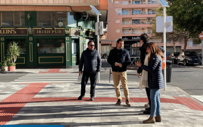El Ayuntamiento invierte un millón de euros en la reurbanización de la calle Caballero de Rodas, mejorando aceras y accesibilidad