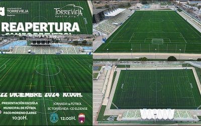 Reapertura del campo municipal multiusos Nelson Mandela tras una remodelación integral