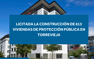 Licitada la construcción de 613 viviendas de protección pública en Torrevieja
