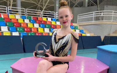 Anastasiia Kolozkaia se proclama subcampeona autonómica en el Trofeo Federación de Gimnasia Rítmica