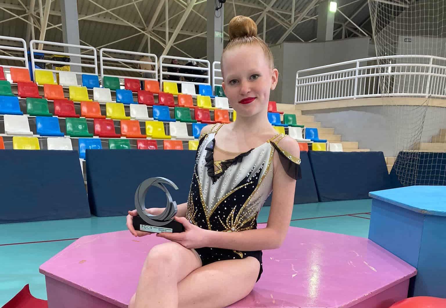 Anastasiia Kolozkaia se proclama subcampeona autonómica en el Trofeo Federación de Gimnasia Rítmica