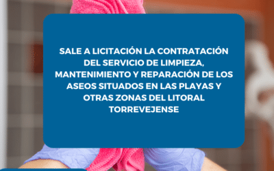 Sale a licitación el servicio de limpieza, mantenimiento y reparación de los aseos en las playas de Torrevieja