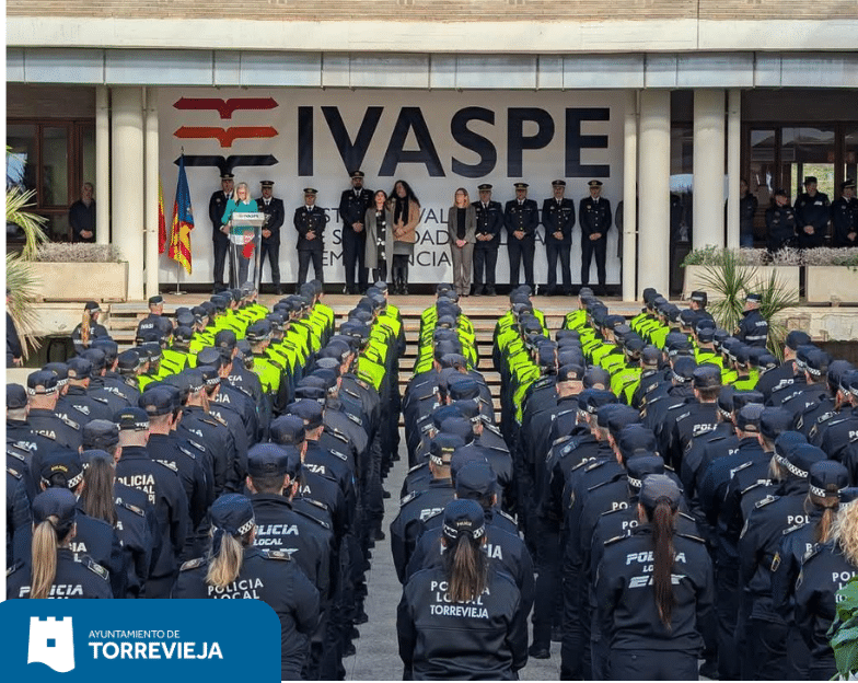 41 nuevos agentes de la Policía Local de Torrevieja inician su formación en el IVASPE