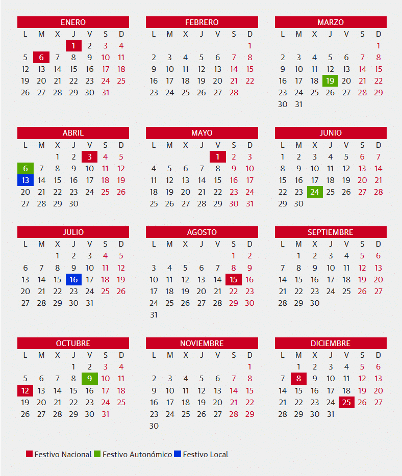 Torrevieja calendario laboral 2026